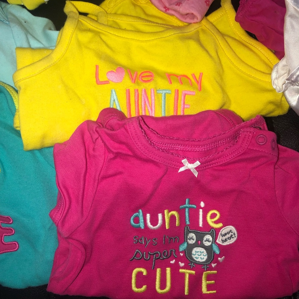 I love auntie - size 3-6 variety pack -